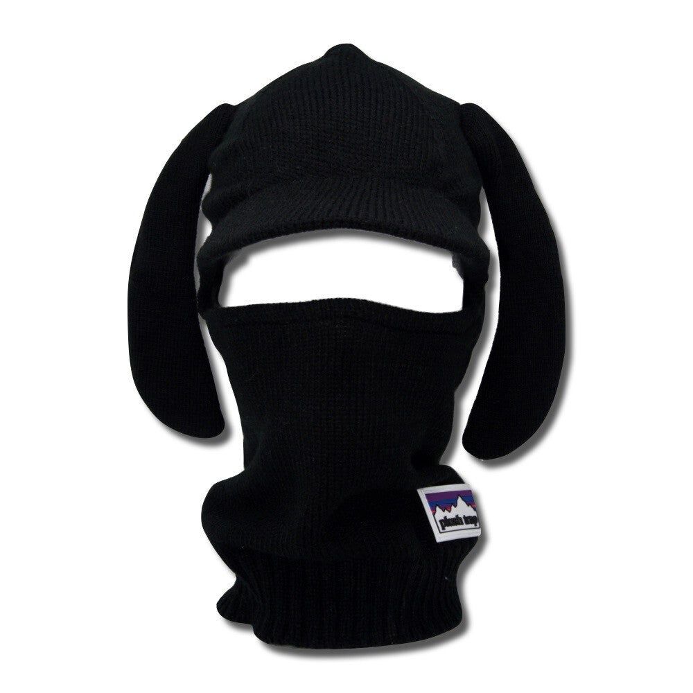 Black Brim 1-Hole Balaclava | Sleek and Functional Winter Accessory plushtrap