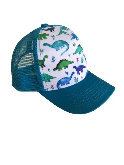 Blue Dinosaur Trucker Hat Wild Child Hat Co