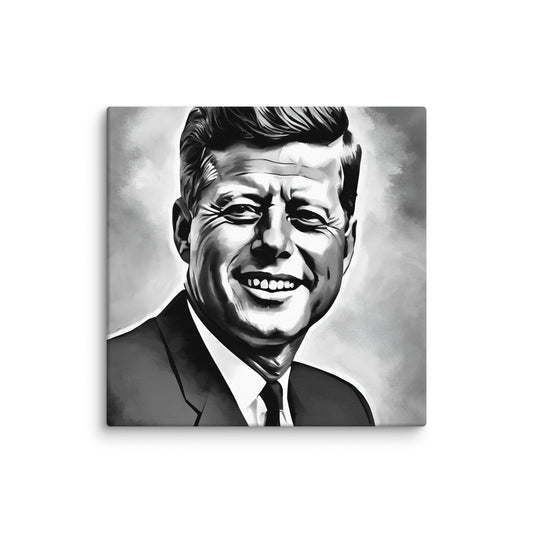 John F. Kennedy Portait on Canvas MECHANOID LABS