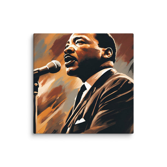 Martin Luther King Jr. Portait on Canvas MECHANOID LABS
