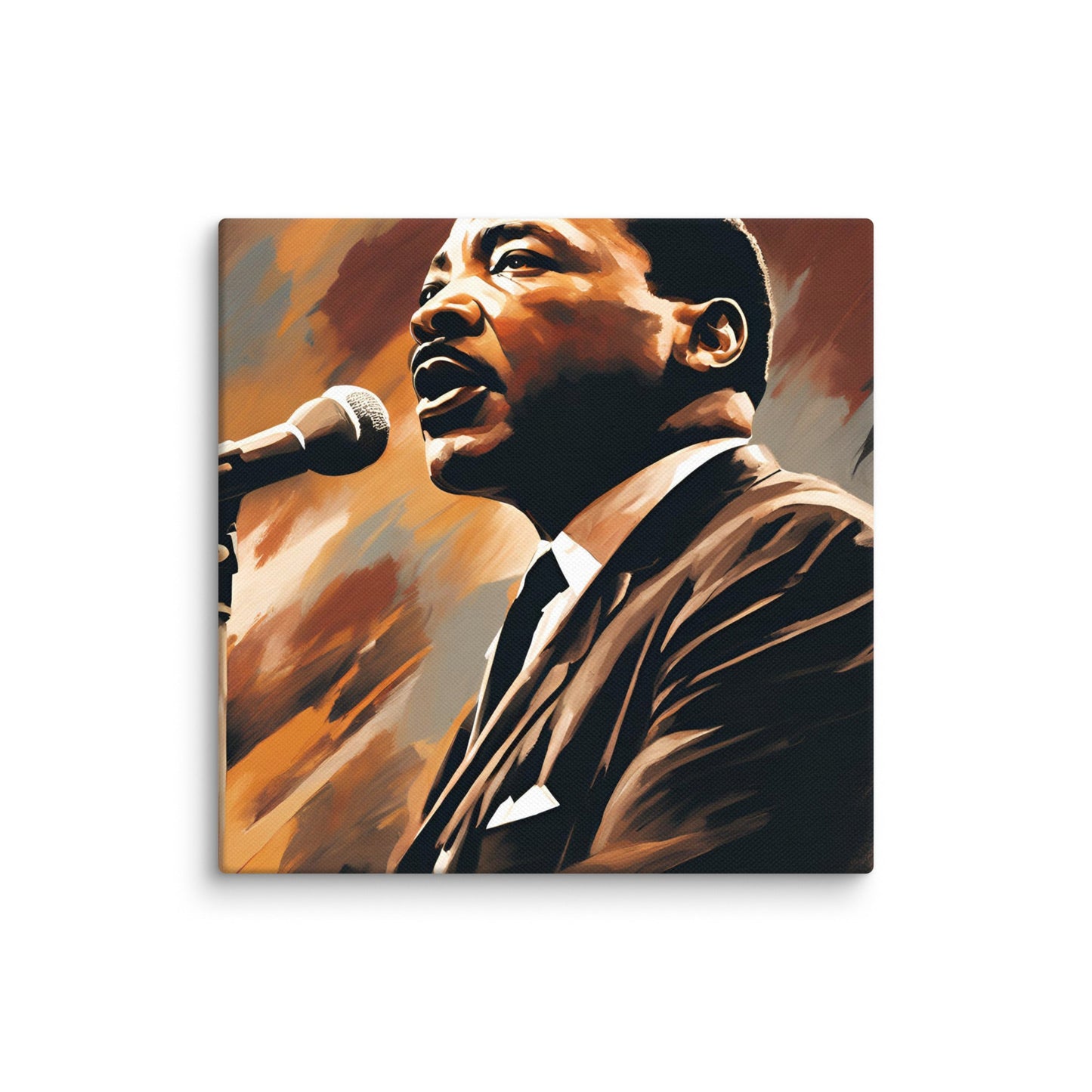 Martin Luther King Jr. Portait on Canvas MECHANOID LABS