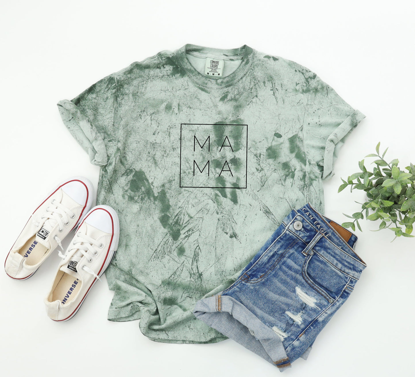 Mama Comfort Colors T Shirt (Square/Boxed) Verita Culture