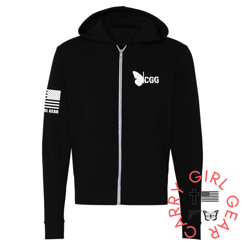CGG Zippered Hoodie - International Shopping