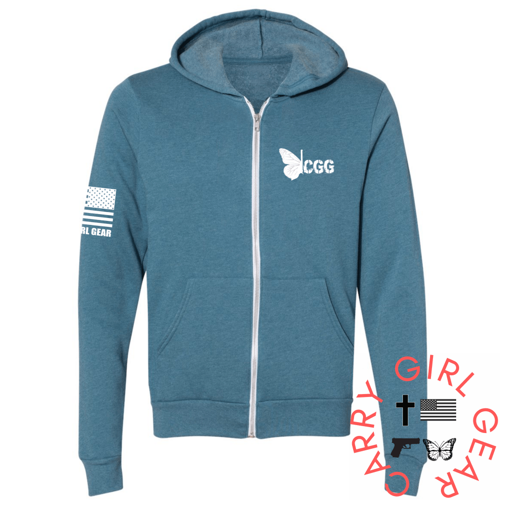 CGG Zippered Hoodie - International Shopping