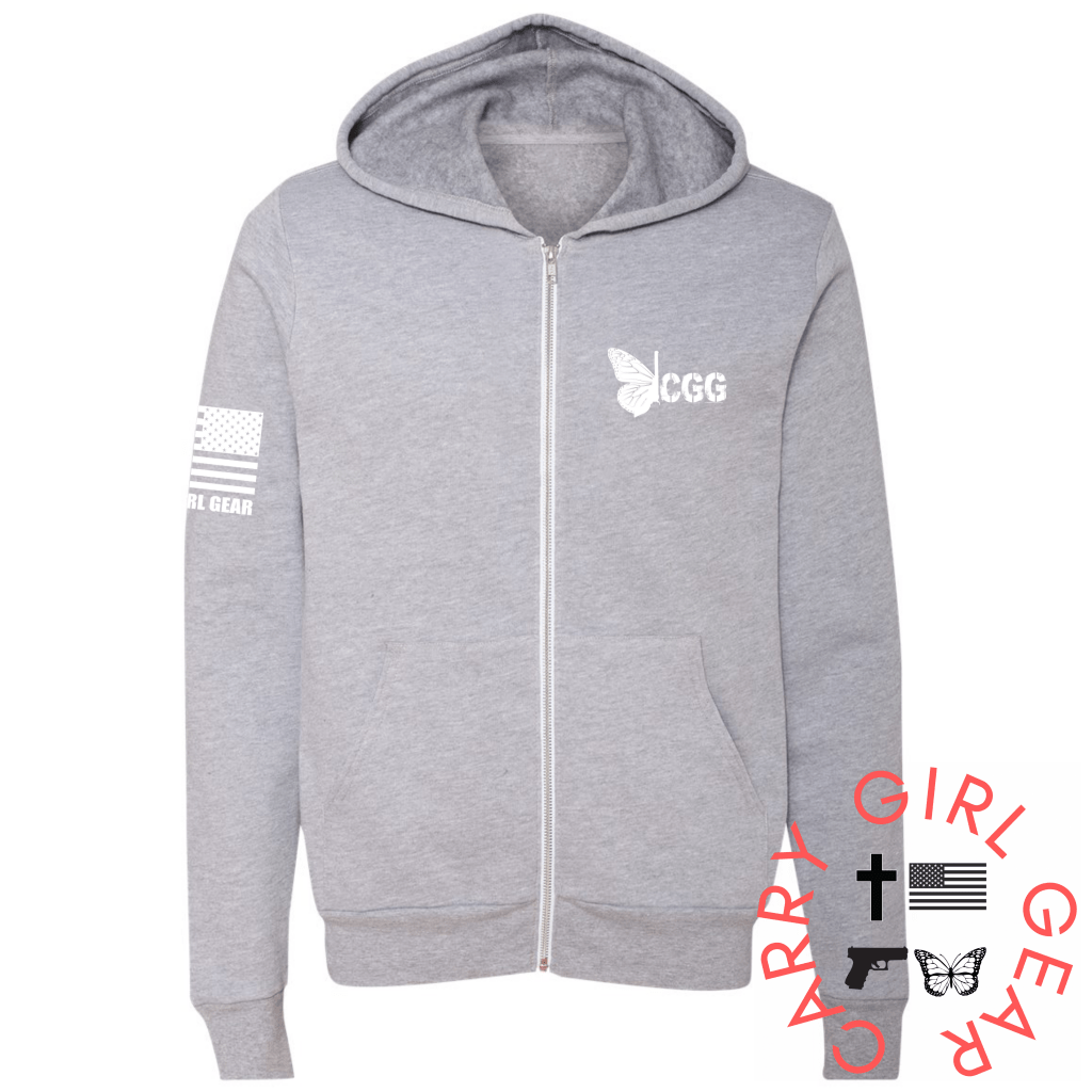CGG Zippered Hoodie - International Shopping