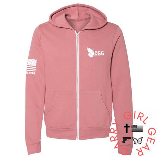 CGG Zippered Hoodie - International Shopping