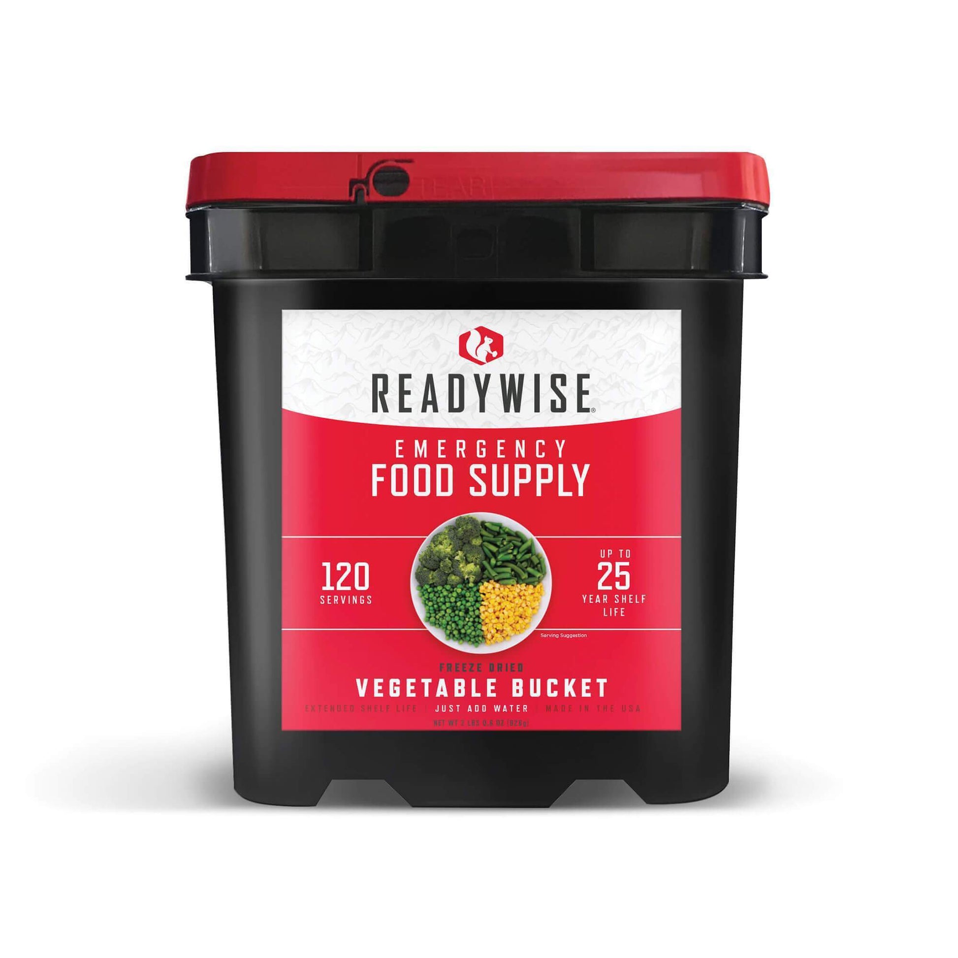 120 Serving Variety Vegetable Bucket THRIXINE